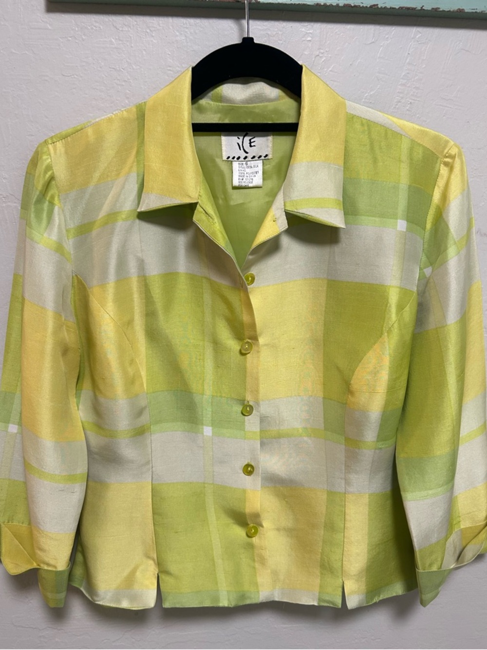 Silk Button Down Blouse
